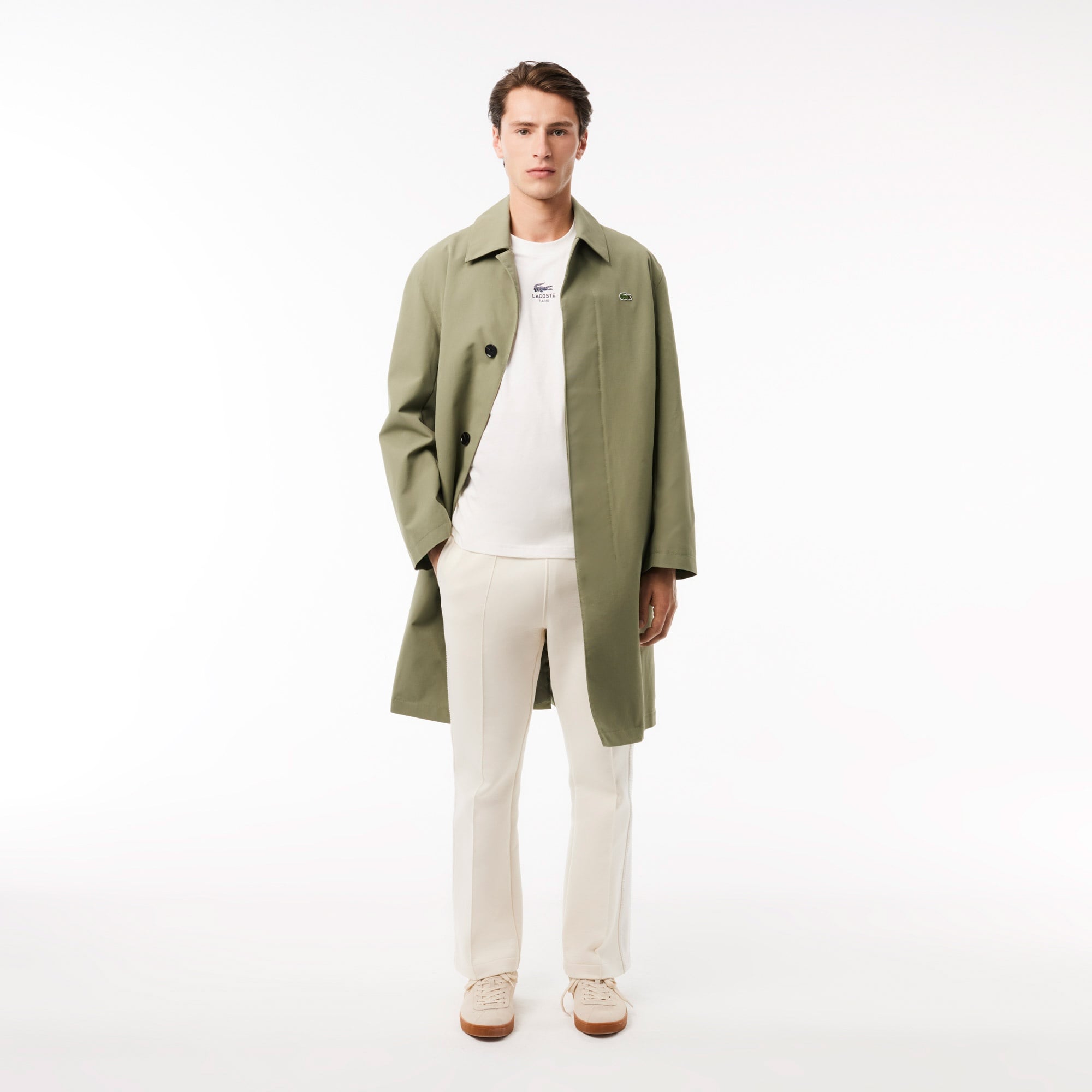 Signature Unisex Classic Fit Bisiklet Yaka Baskılı Beyaz T-Shirt