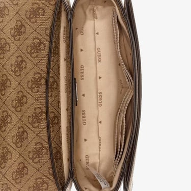  Guess Nolana Sml Girlfrien Matrix Kadın Kahverengi Omuz Çantası