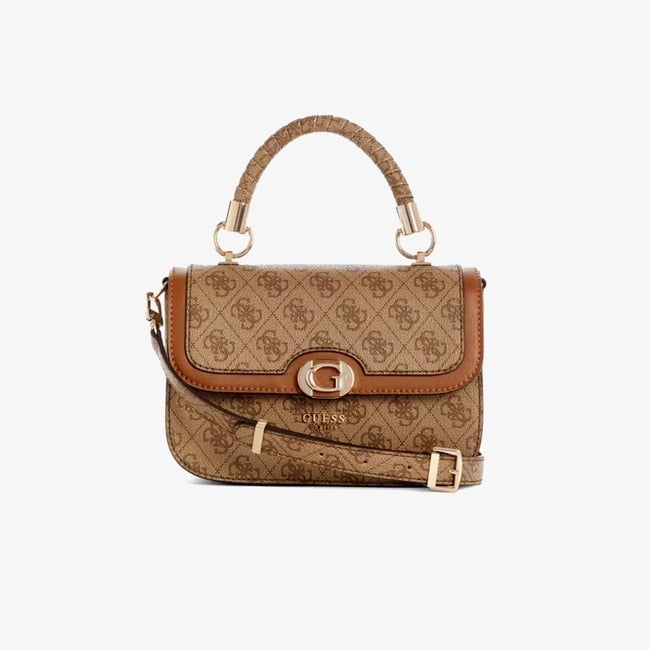  Guess Nolana Sml Girlfrien Matrix Kadın Kahverengi Omuz Çantası