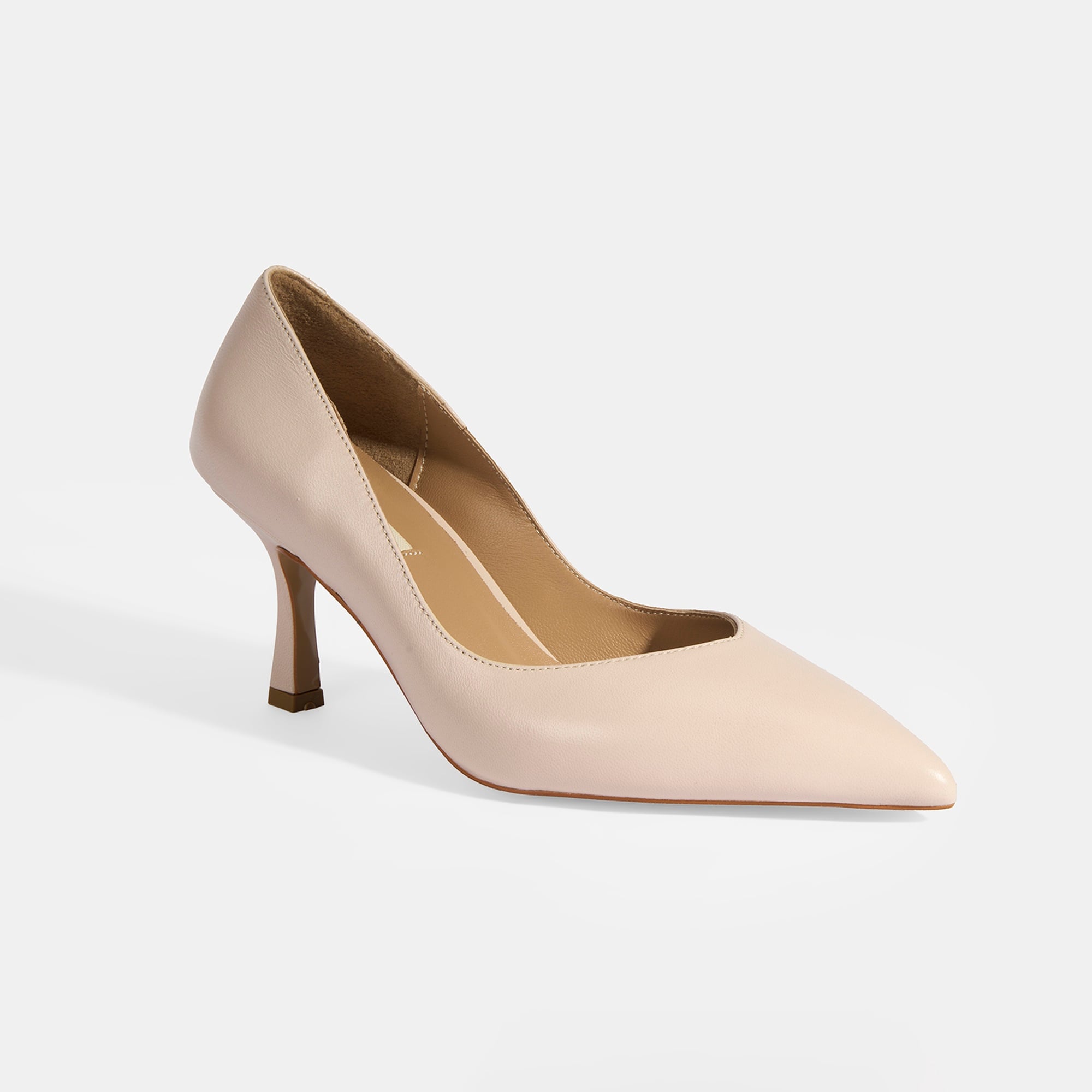 Kadın Bej Topuklu Klasik Ayakkabı