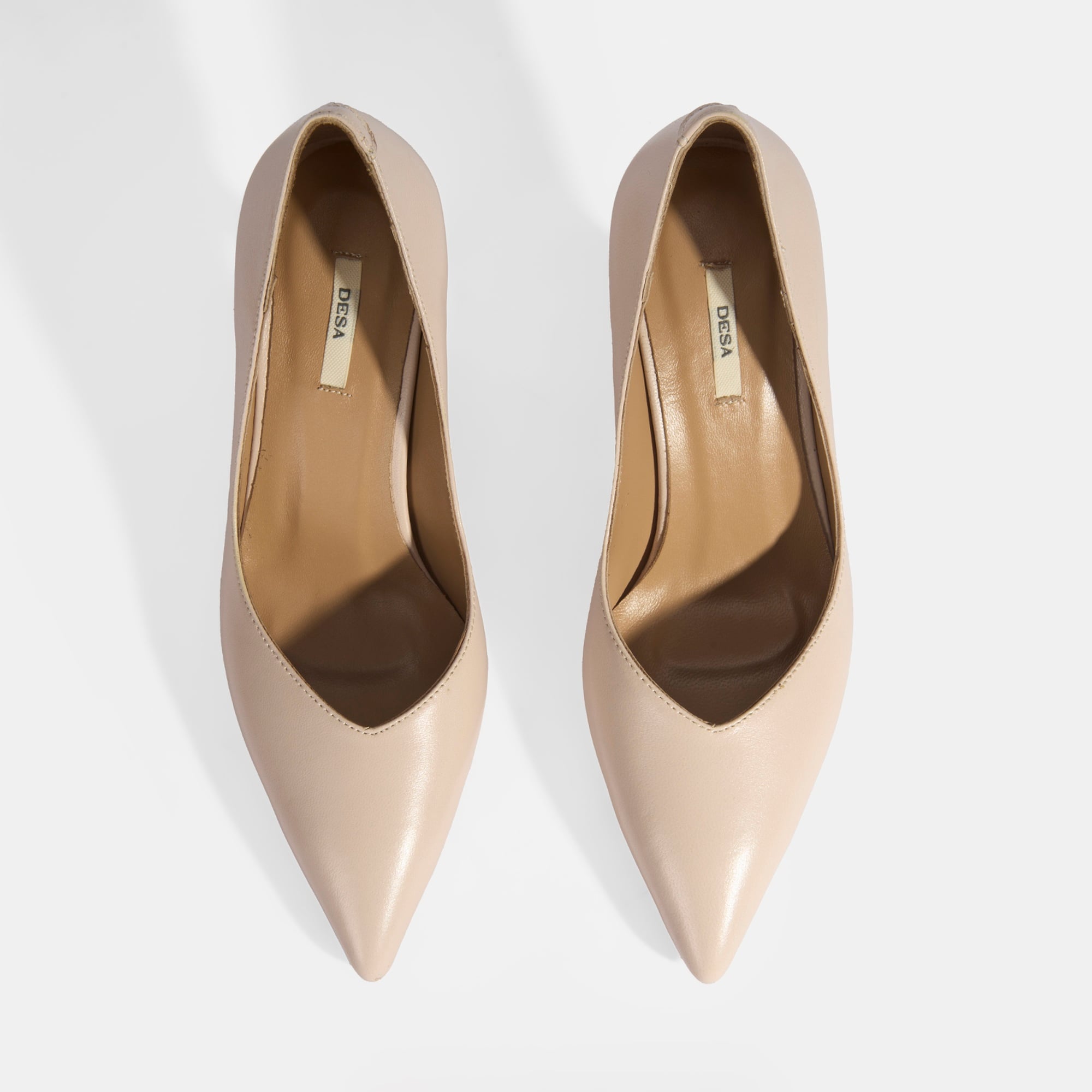 Kadın Bej Topuklu Klasik Ayakkabı