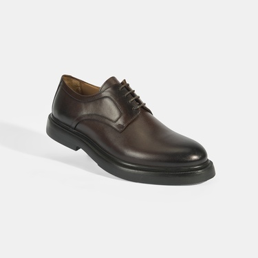 Perdita Kahve Erkek Deri Bağcıklı Klasik Ayakkabı