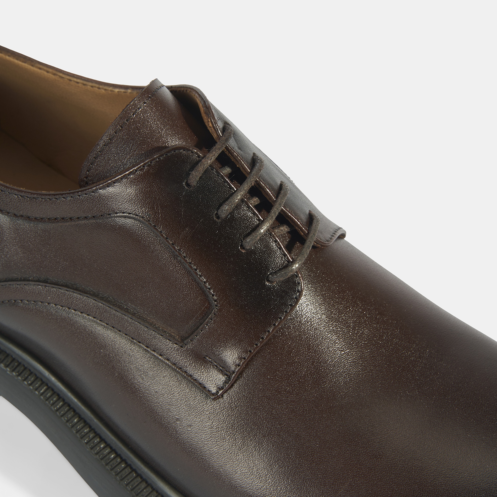 Perdita Kahve Erkek Deri Bağcıklı Klasik Ayakkabı