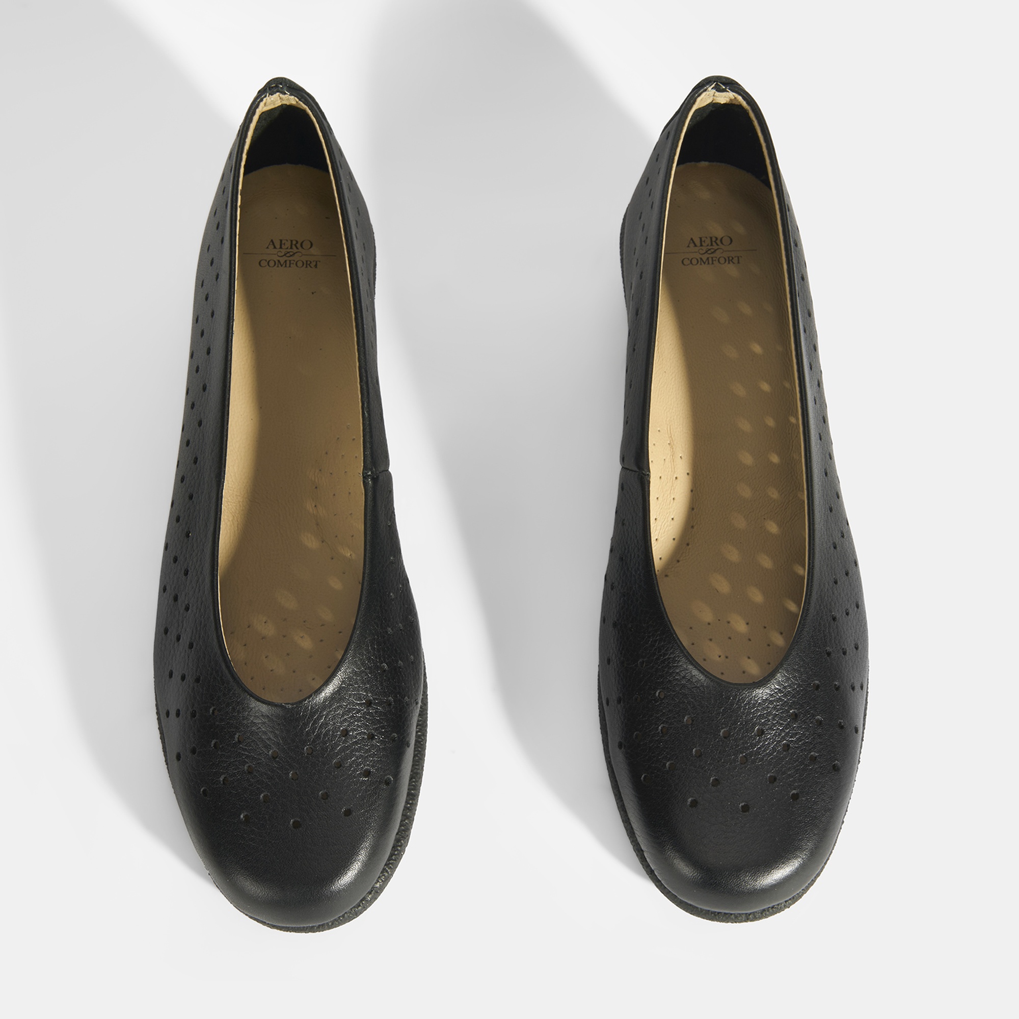 Kadın Siyah Perforeli DesaComfort Günlük Ayakkabı