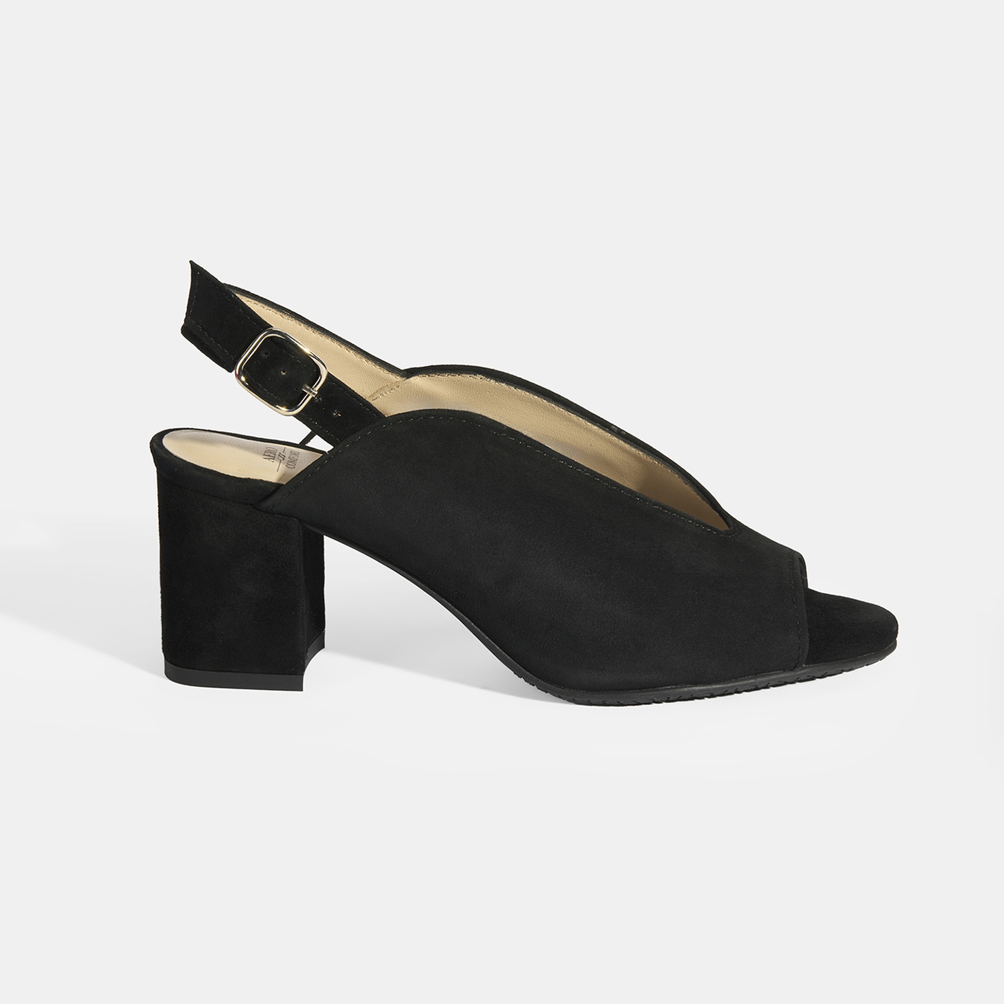 Kadın Siyah DesaComfort Toka Detaylı Slingback Topuklu Günlük Ayakkabı