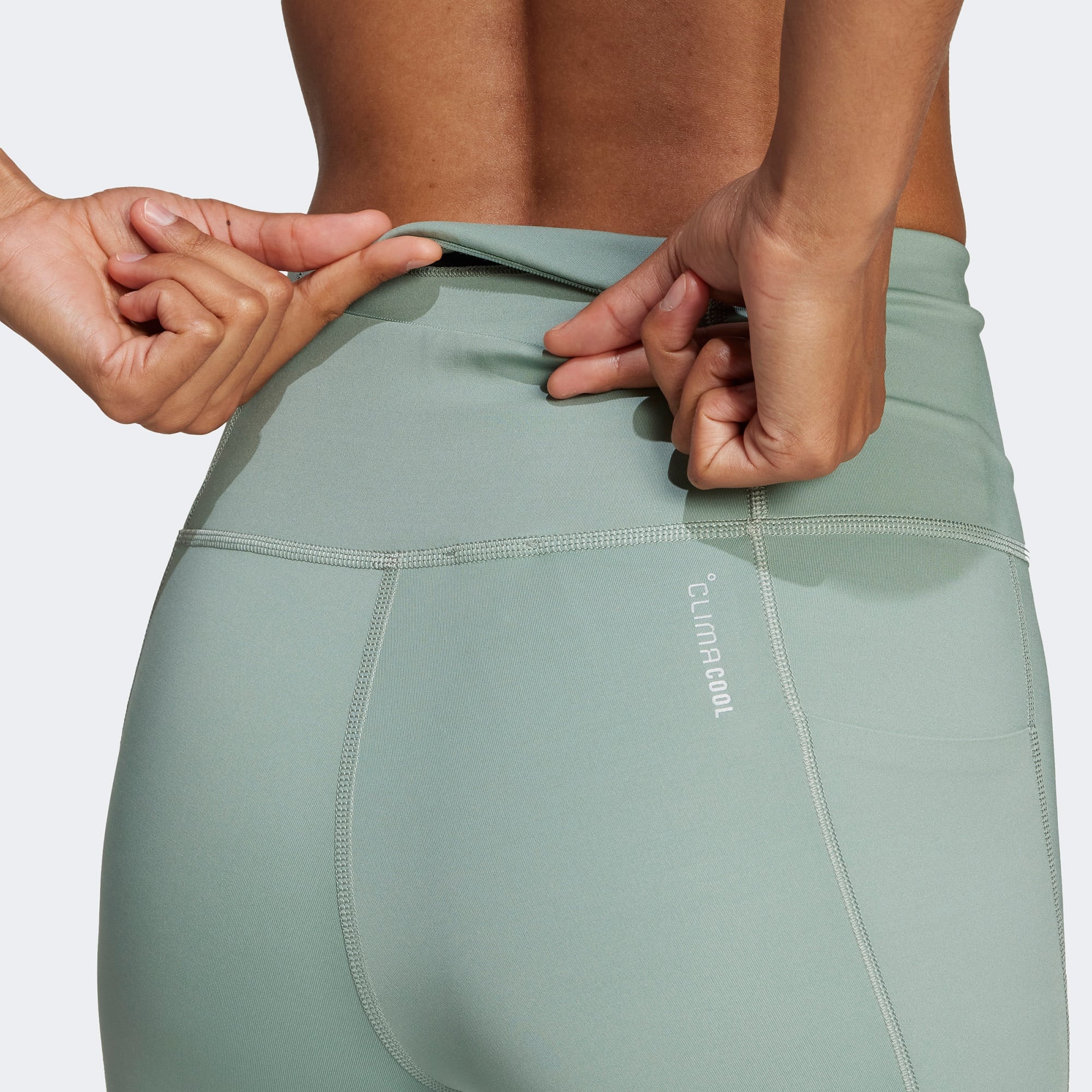 adidas Ultimate7/8 Kadın Yeşil Koşu Taytı