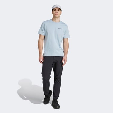  adidas Polygiene Graphic Erkek Mavi T-Shirt