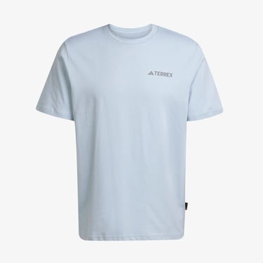  adidas Polygiene Graphic Erkek Mavi T-Shirt