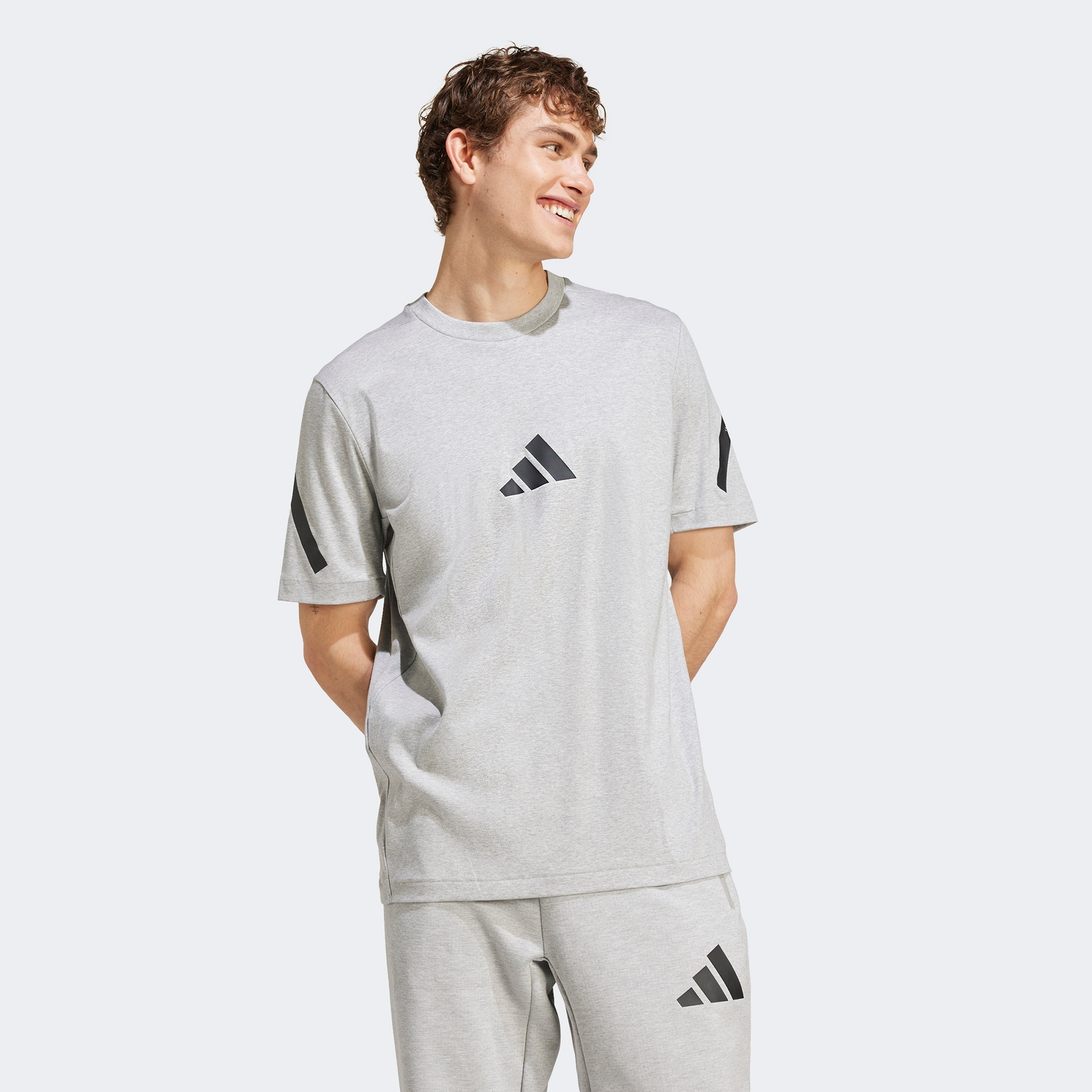 adidas Z.N.E. Erkek Gri T-Shirt