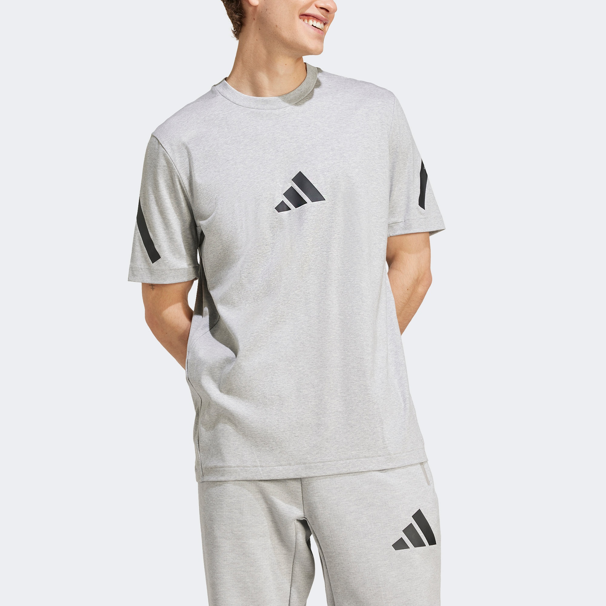 adidas Z.N.E. Erkek Gri T-Shirt
