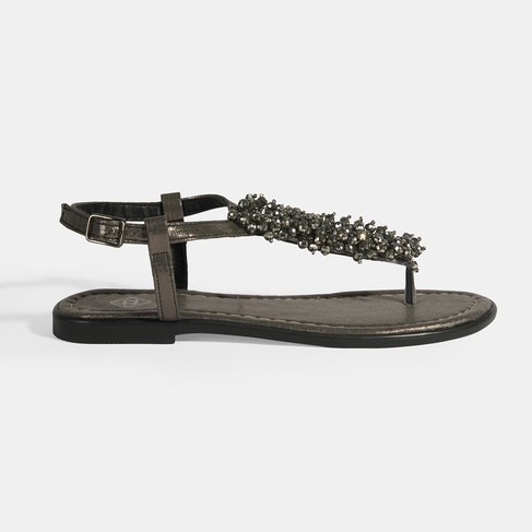  Kadın Gümüş Parmak Arası Sandalet