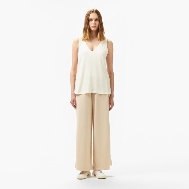  Nautica Kadın Krem Regular Fit Eşofman Altı