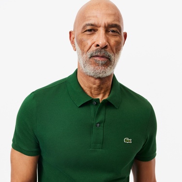  Lacoste L.12.12 Erkek Slim Fit Yeşil Polo