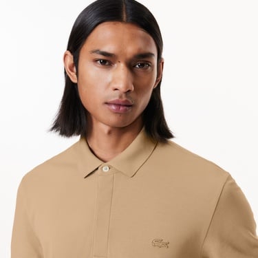  Lacoste Paris Erkek Regular Fit Bej Polo