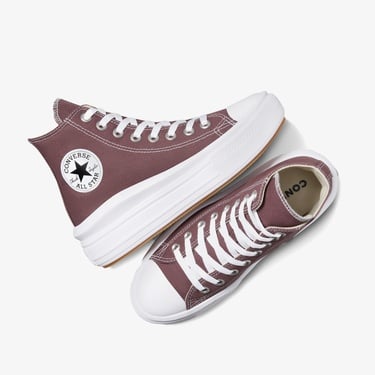  Converse Chuck Taylor All Star Move Platform Kadın Bordo Platform Sneaker