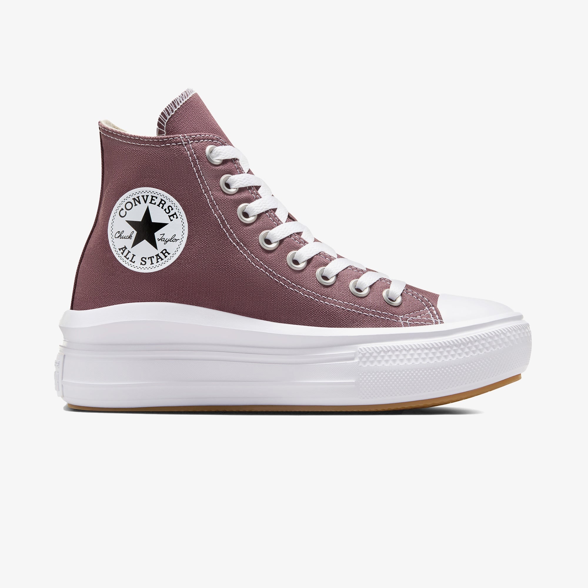 Converse Chuck Taylor All Star Move Platform Kadın Bordo Platform Sneaker