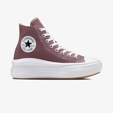  Converse Chuck Taylor All Star Move Platform Kadın Bordo Platform Sneaker