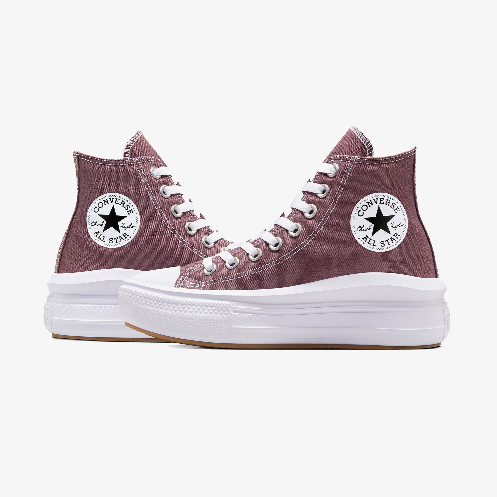 Converse Chuck Taylor All Star Move Platform Kadın Bordo Platform Sneaker