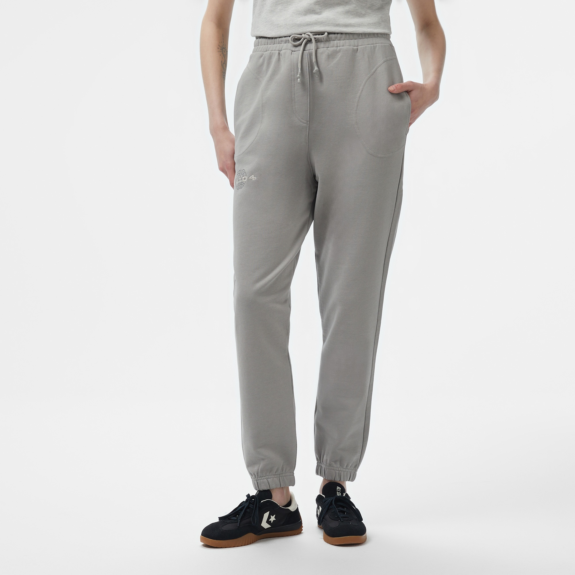 UNITED4 Comfort Flare Kadın Gri Eşofman Altı