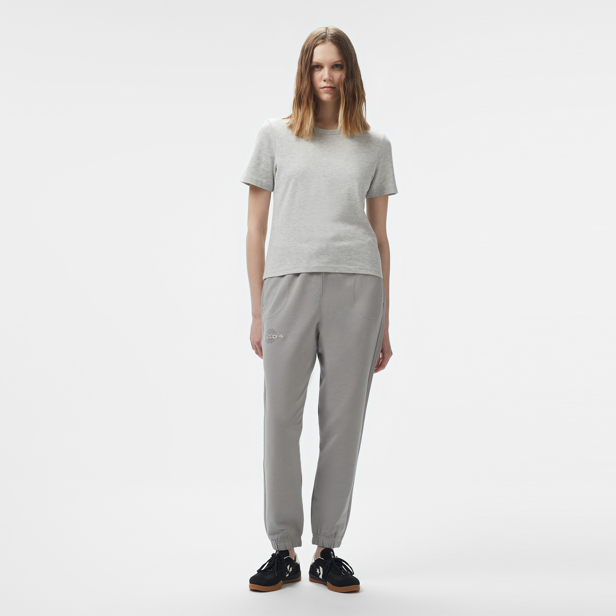 UNITED4 Comfort Flare Kadın Gri Eşofman Altı