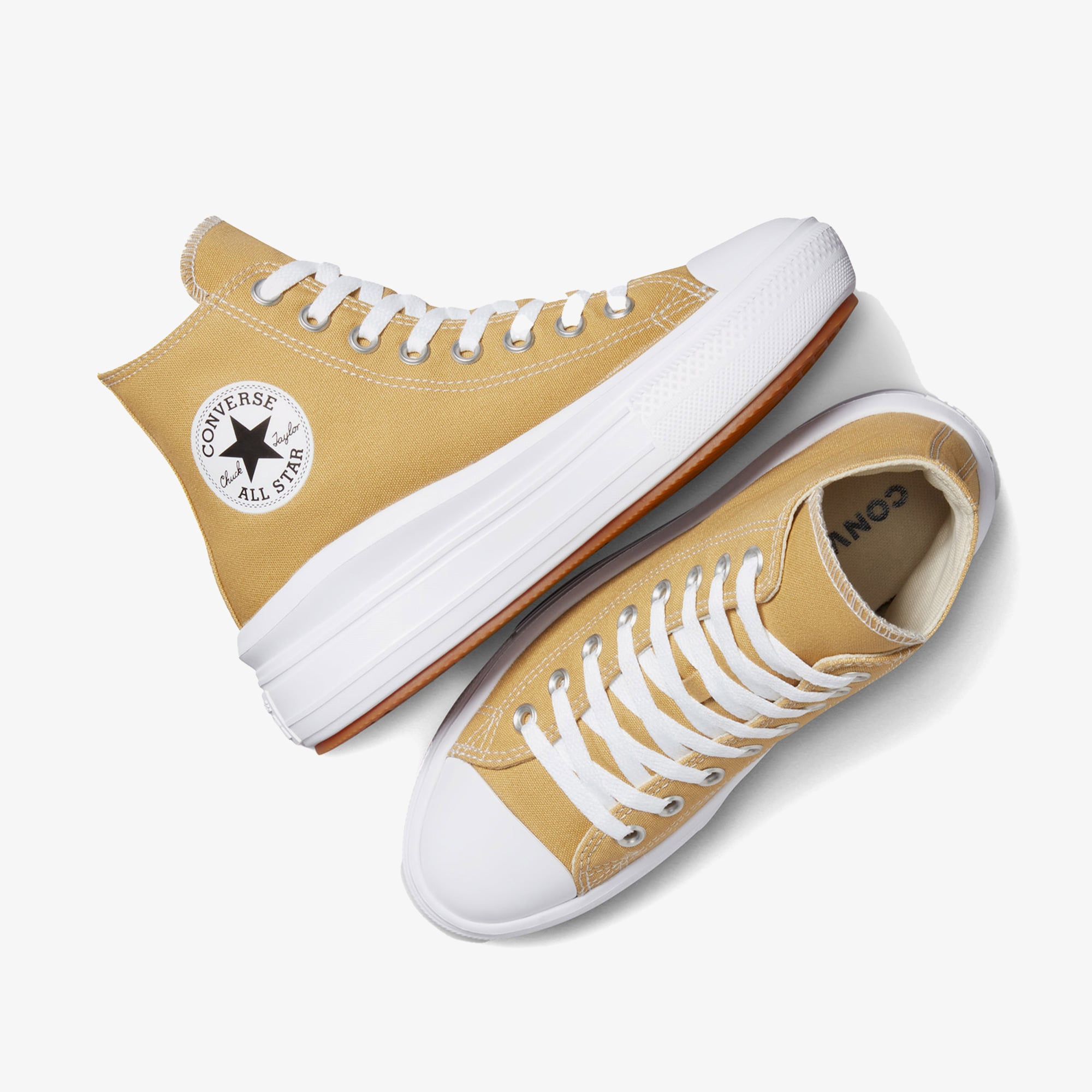 Converse Chuck Taylor All Star Move Platform Seasonal Color Kadın Bej Sneaker - Görsel 6