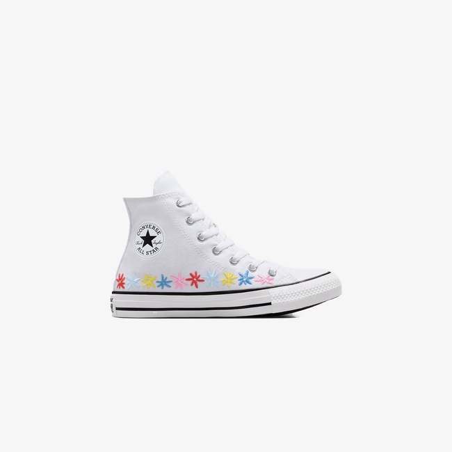  Converse Chuck Taylor All Star Floral Çocuk Beyaz Sneaker