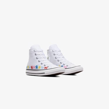  Converse Chuck Taylor All Star Floral Çocuk Beyaz Sneaker