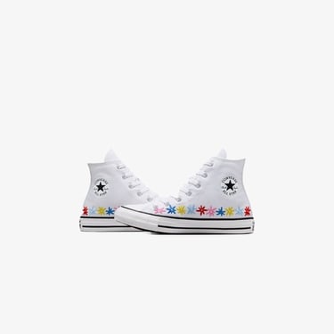  Converse Chuck Taylor All Star Floral Çocuk Beyaz Sneaker