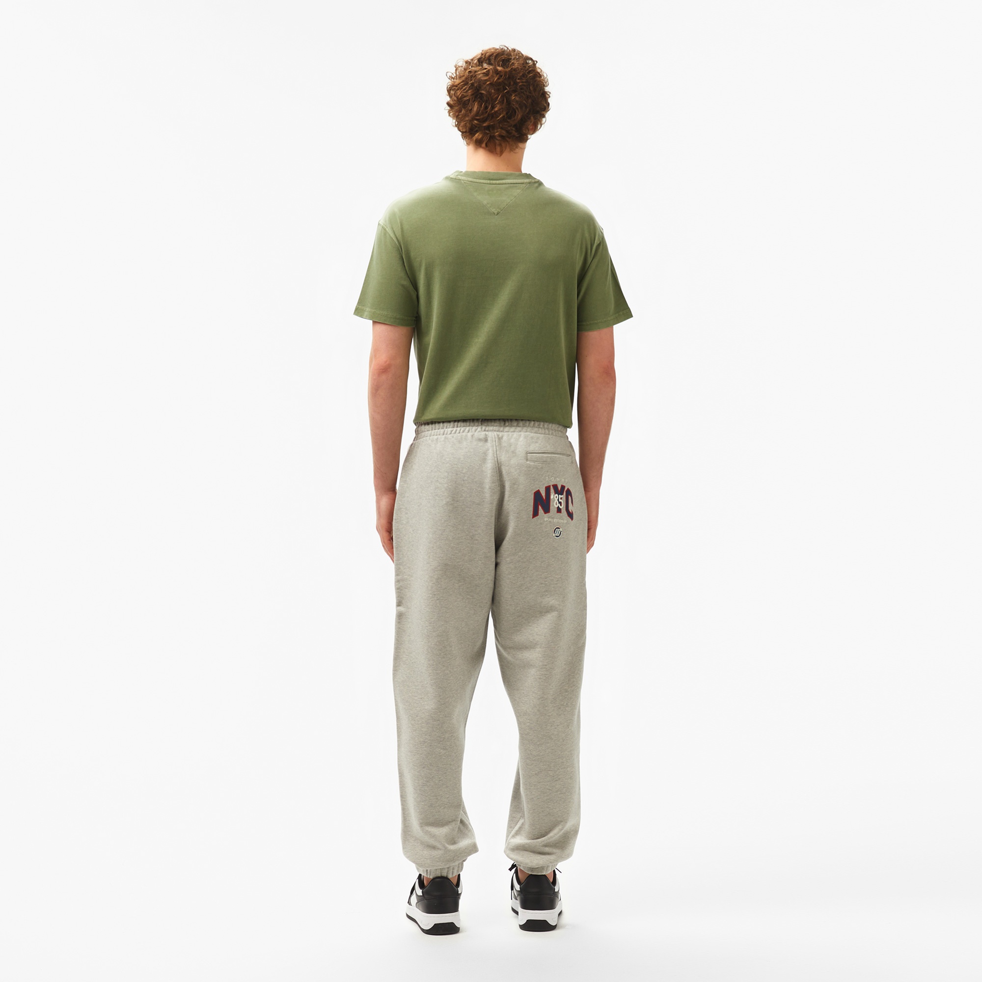 Tommy Hilfiger Jeans Tj Game Day Nycs Erkek Gri Eşofman Altı