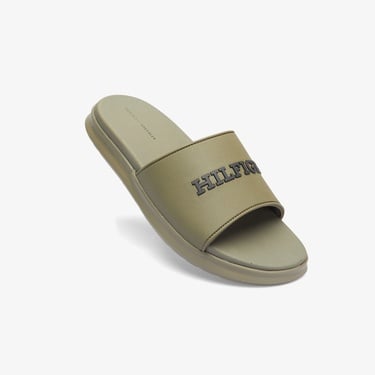  Tommy Hilfiger Dual Density Pool Erkek Haki Terlik