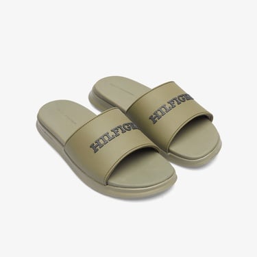  Tommy Hilfiger Dual Density Pool Erkek Haki Terlik