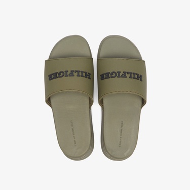  Tommy Hilfiger Dual Density Pool Erkek Haki Terlik