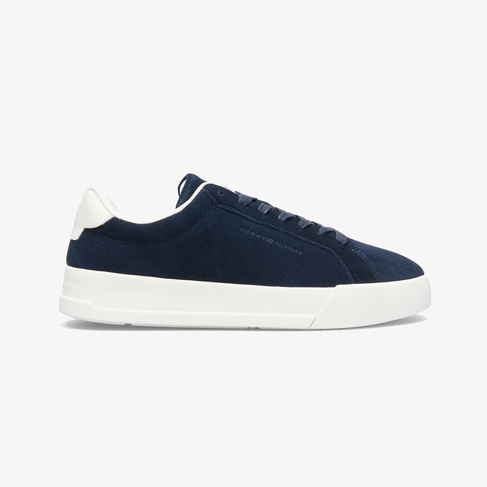  Tommy Hilfiger Court Better Suede Erkek Mavi Sneaker