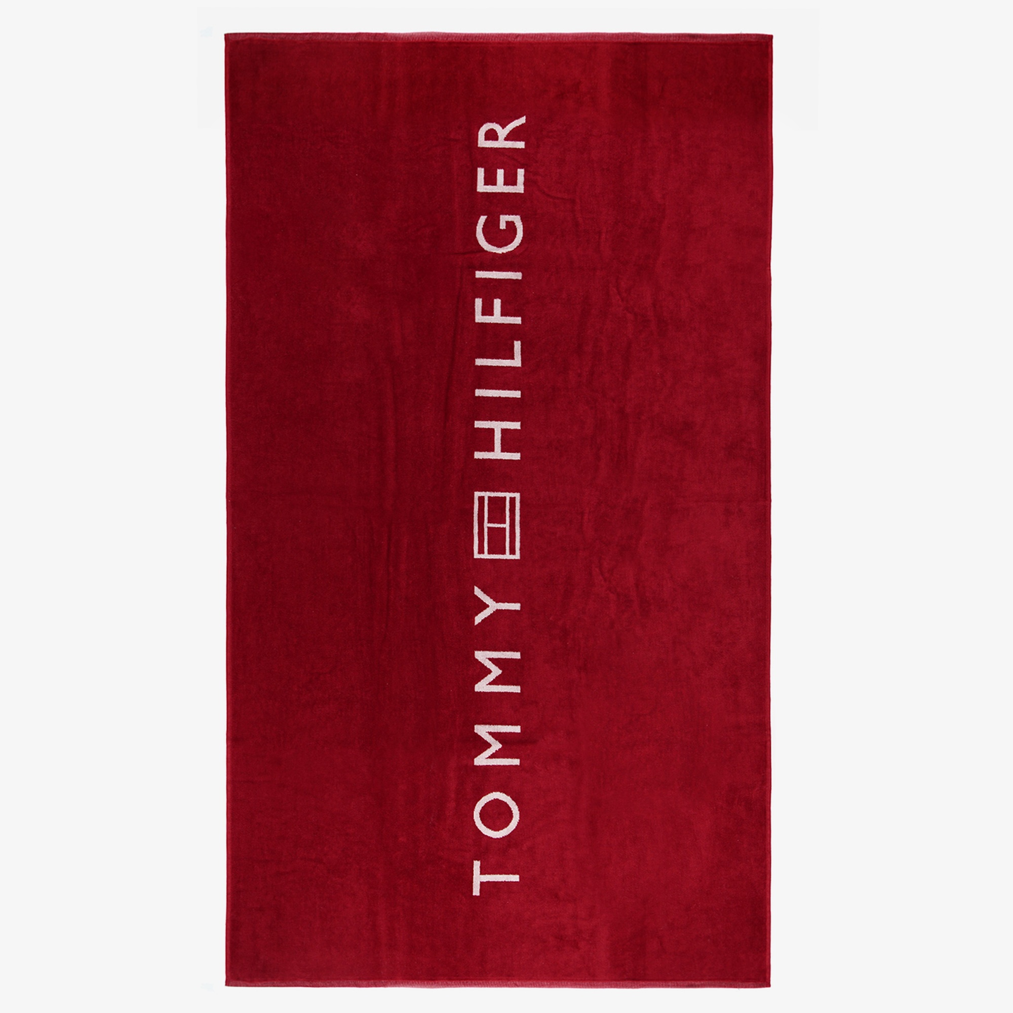 Tommy Hilfiger Towel Unisex Kırmızı Plaj Havlusu