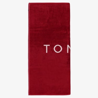  Tommy Hilfiger Towel Unisex Kırmızı Plaj Havlusu