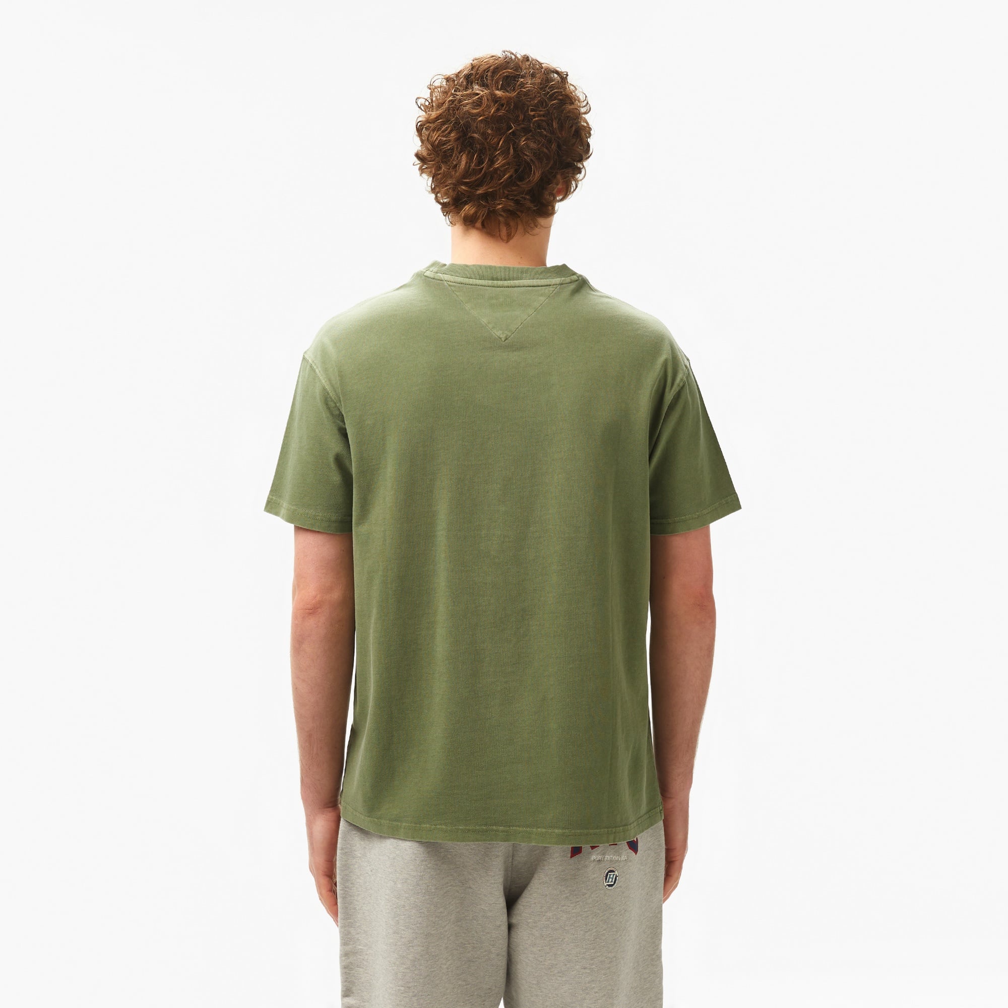 Tommy Jeans Relax Label Erkek Yeşil T-Shirt