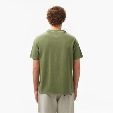  Tommy Jeans Relax Label Erkek Yeşil T-Shirt