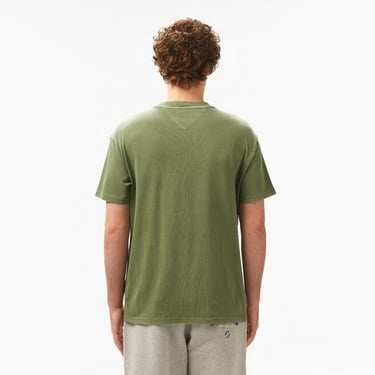  Tommy Jeans Relax Label Erkek Yeşil T-Shirt