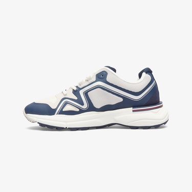  Tommy Hilfiger Runner Tech Knit Mix Erkek Mavi Sneaker