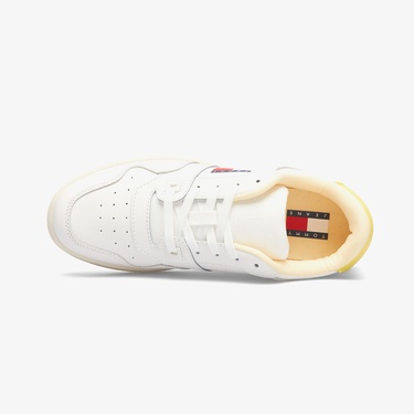  Tommy Hilfiger Retro Basket Kadın Beyaz Sneaker