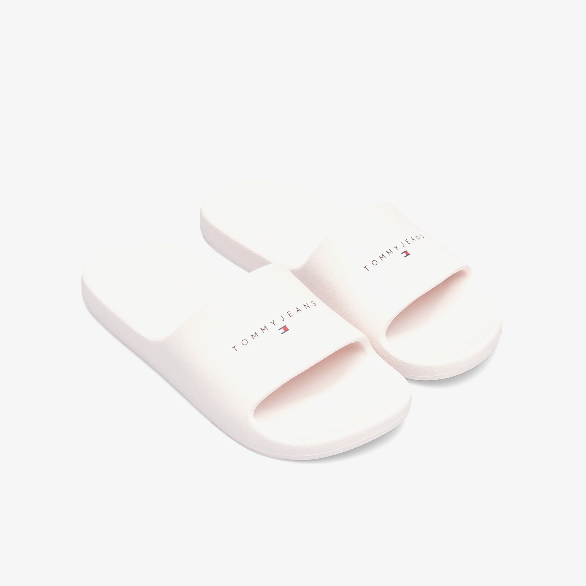 Tommy Hilfiger Tommy Hilfiger Printed Pu Pool Kadın Beyaz Terlik Sandalet & Terlik | FashFed Beyaz - 4. görsel