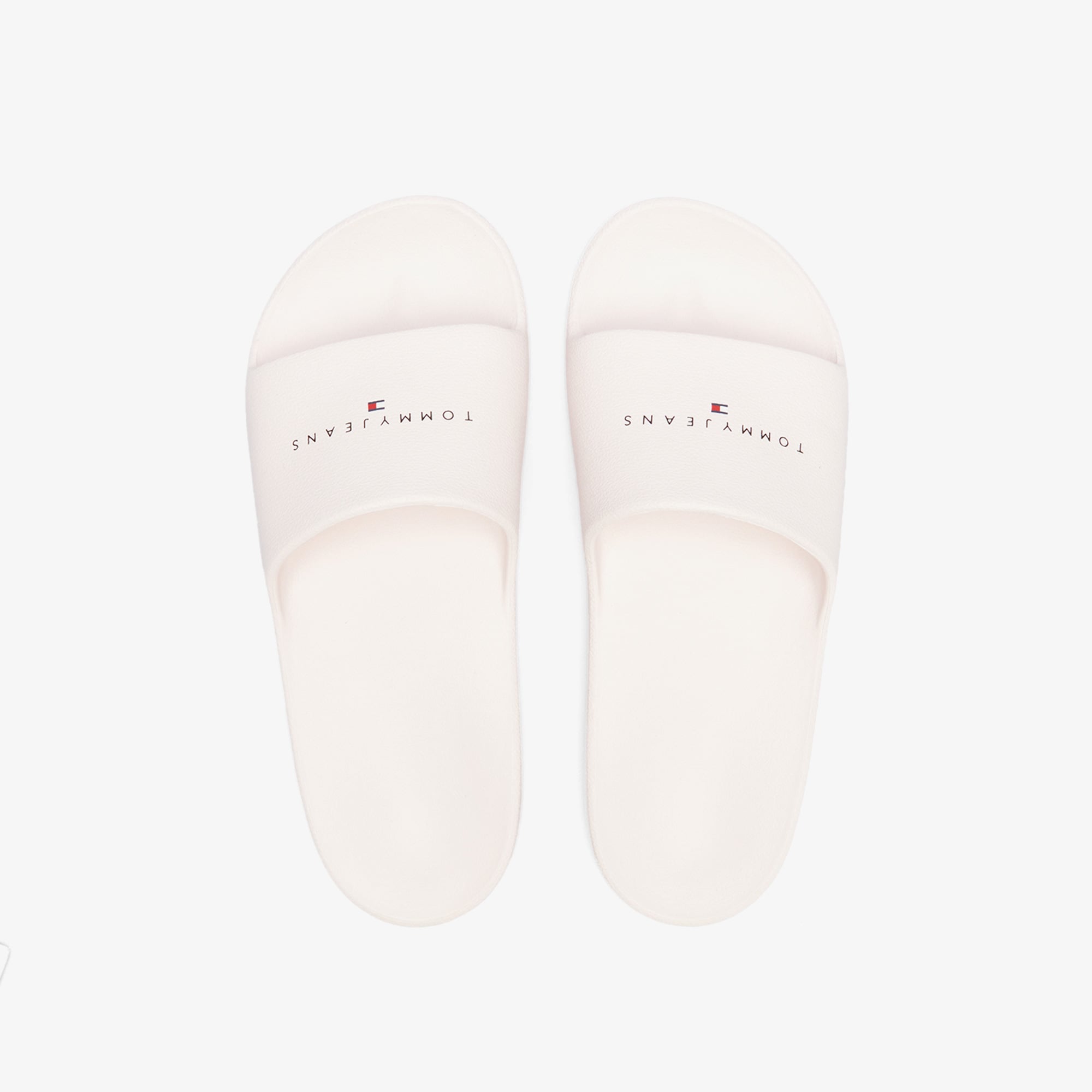 Tommy Hilfiger Tommy Hilfiger Printed Pu Pool Kadın Beyaz Terlik Sandalet & Terlik | FashFed Beyaz - 5. görsel