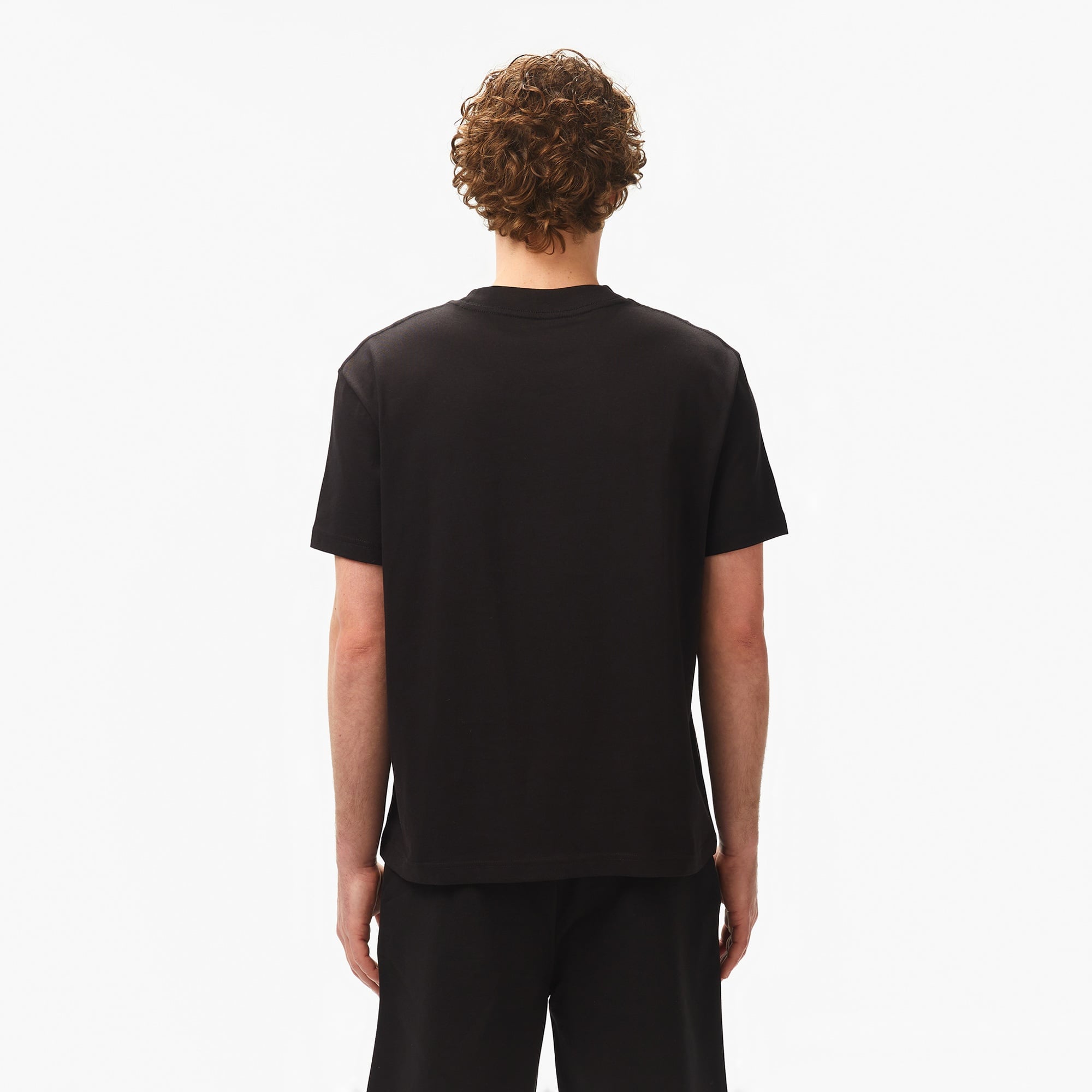 Calvin Klein Textured Monologo Erkek Siyah T-Shirt