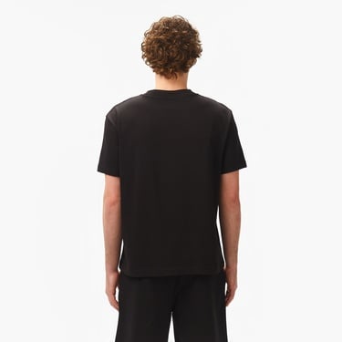  Calvin Klein Textured Monologo Erkek Siyah T-Shirt