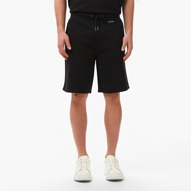  Calvin Klein Nano Logo Sweat Erkek Siyah Şort