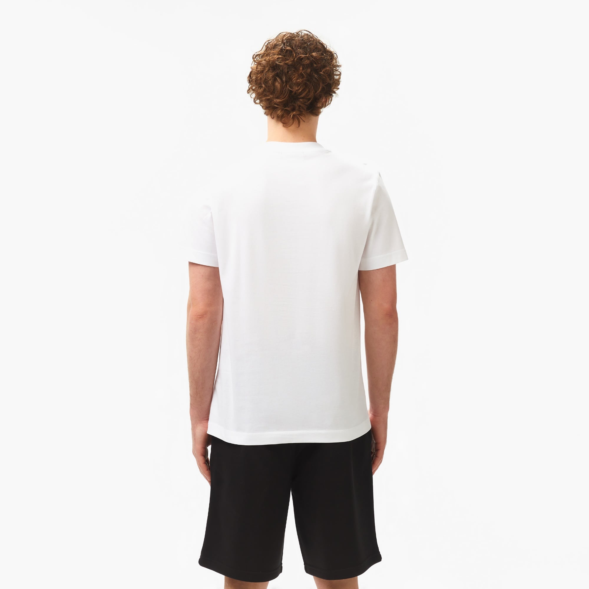 Calvin Klein Woven Label Regular Erkek Beyaz T-Shirt