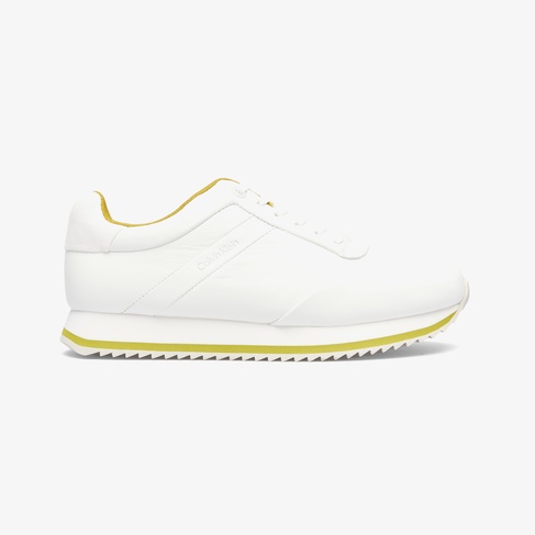  Calvin Klein Runner Lace Up Kadın Beyaz Sneaker
