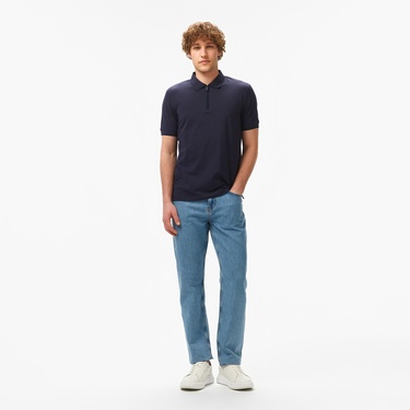  Calvin Klein Erkek Mavi Polo