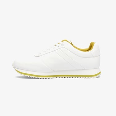  Calvin Klein Runner Lace Up Kadın Beyaz Sneaker
