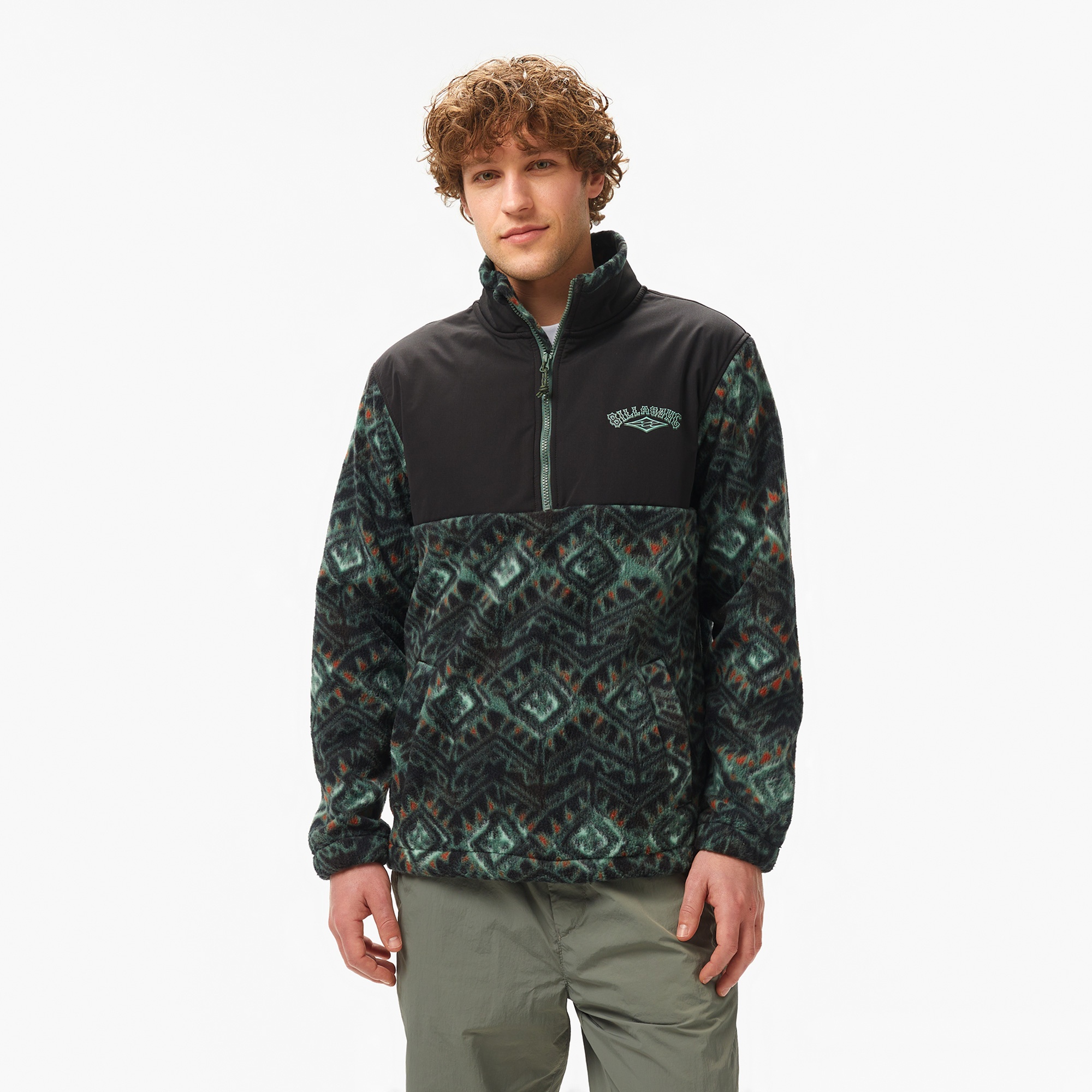 Billabong Boundary Re-İssue Erkek Siyah Polar Sweatshirt
